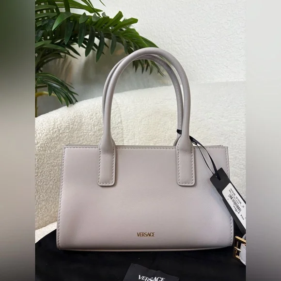 Versace Gray Medusa 95 Tote Bag Small NWT - Picture 8 of 12